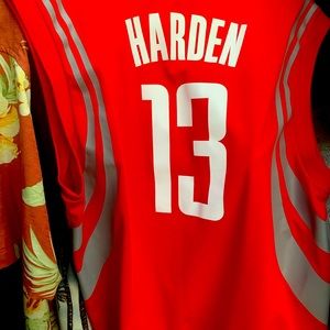 James Harden Rockets jersey, made by Adidas